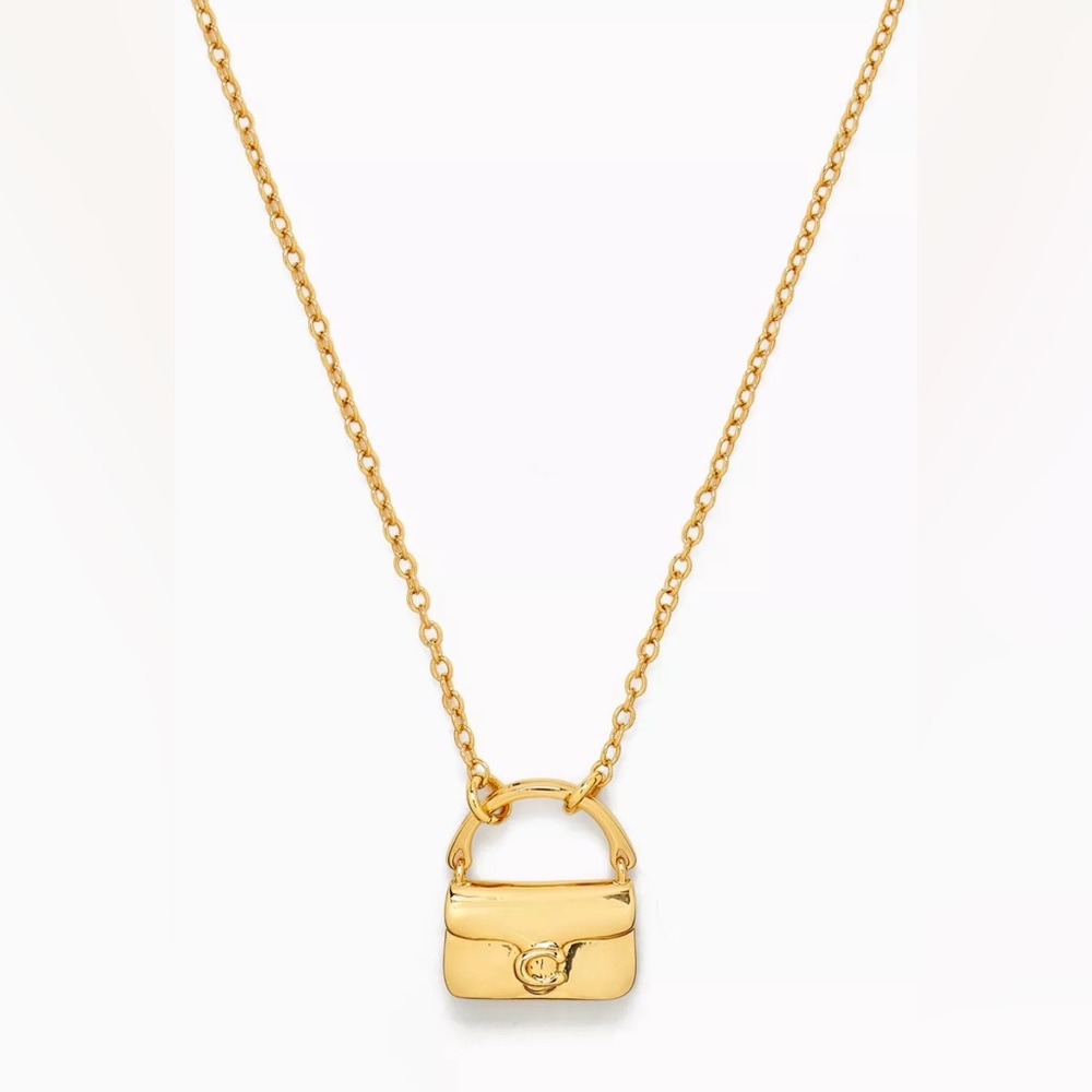Coach Tabby Pendant Necklace NWOT